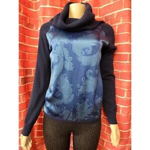 Altea Made in Italy virgin wool/Cashmere/silk Women's pullover sweater Top M #W7